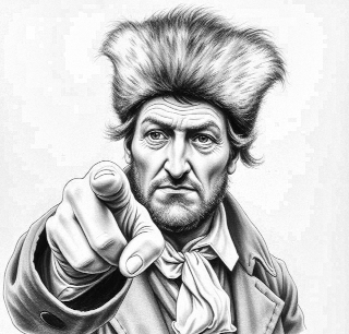 Fur Trapper Pointing at You